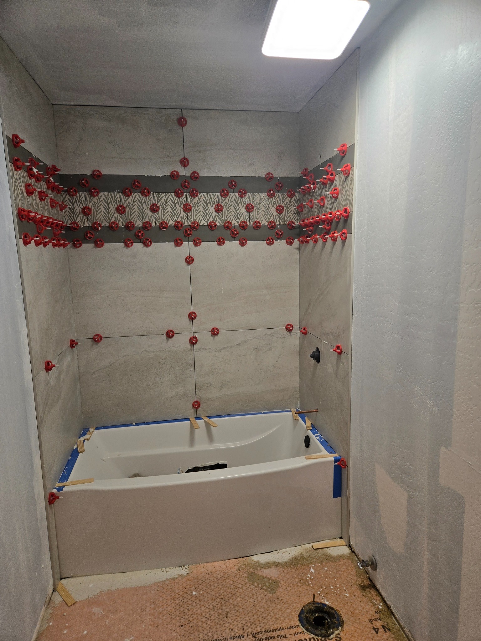 Tile installation stage
